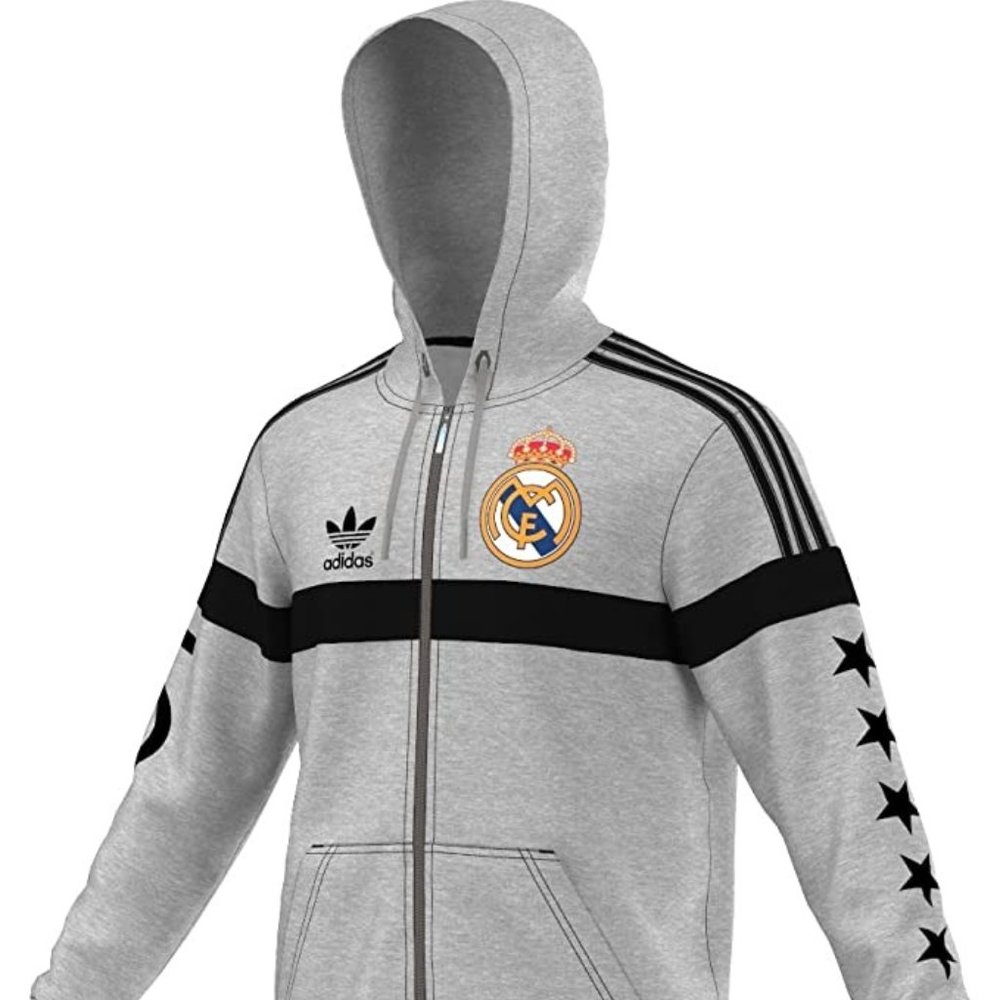 RARE - Adidas Men's Real Madrid Full Zip Hoodie